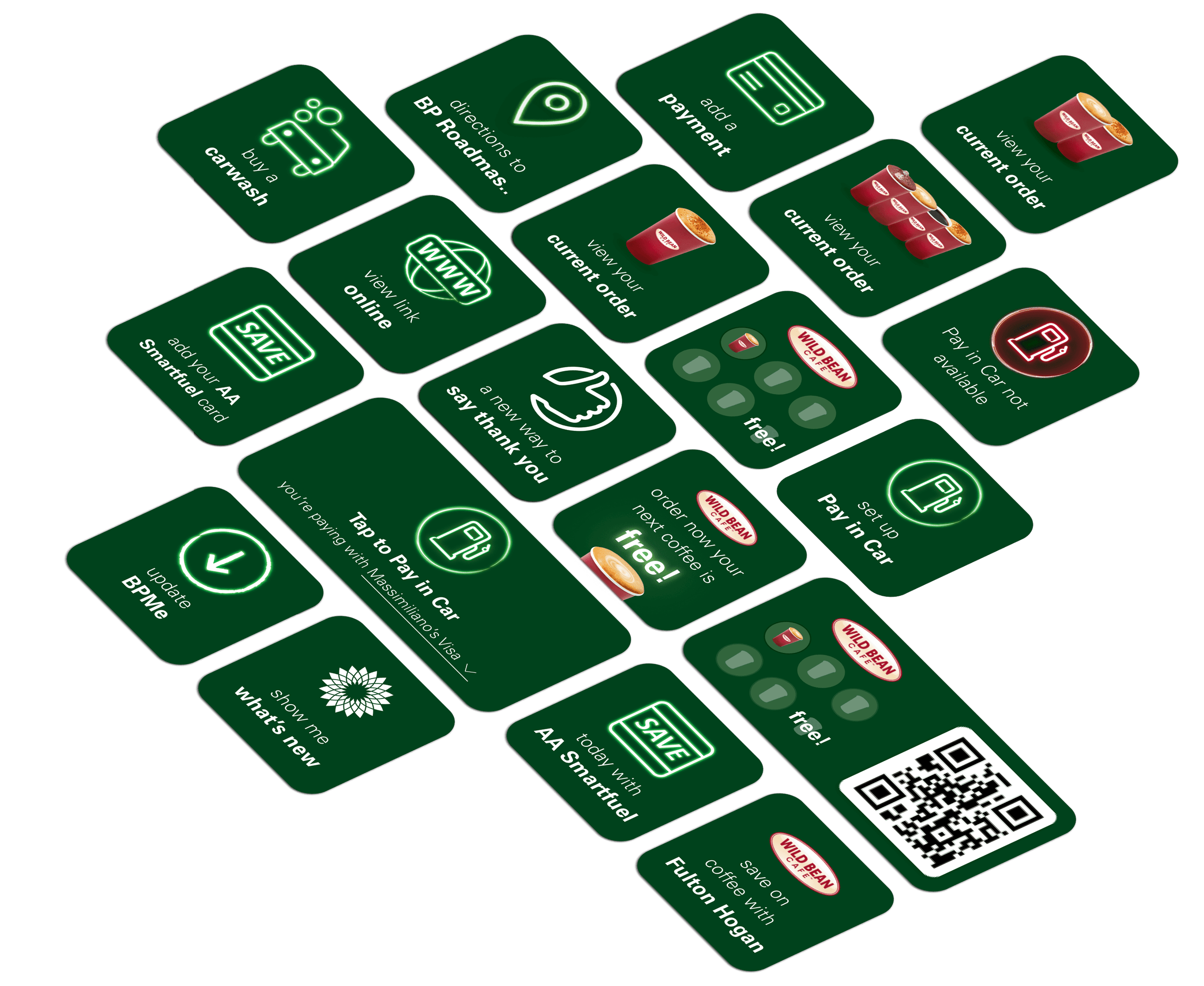 BPMe app tiles